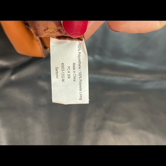 Heys Bucket Purse Fringe Drawstring Inner zip - Picture 7 of 9